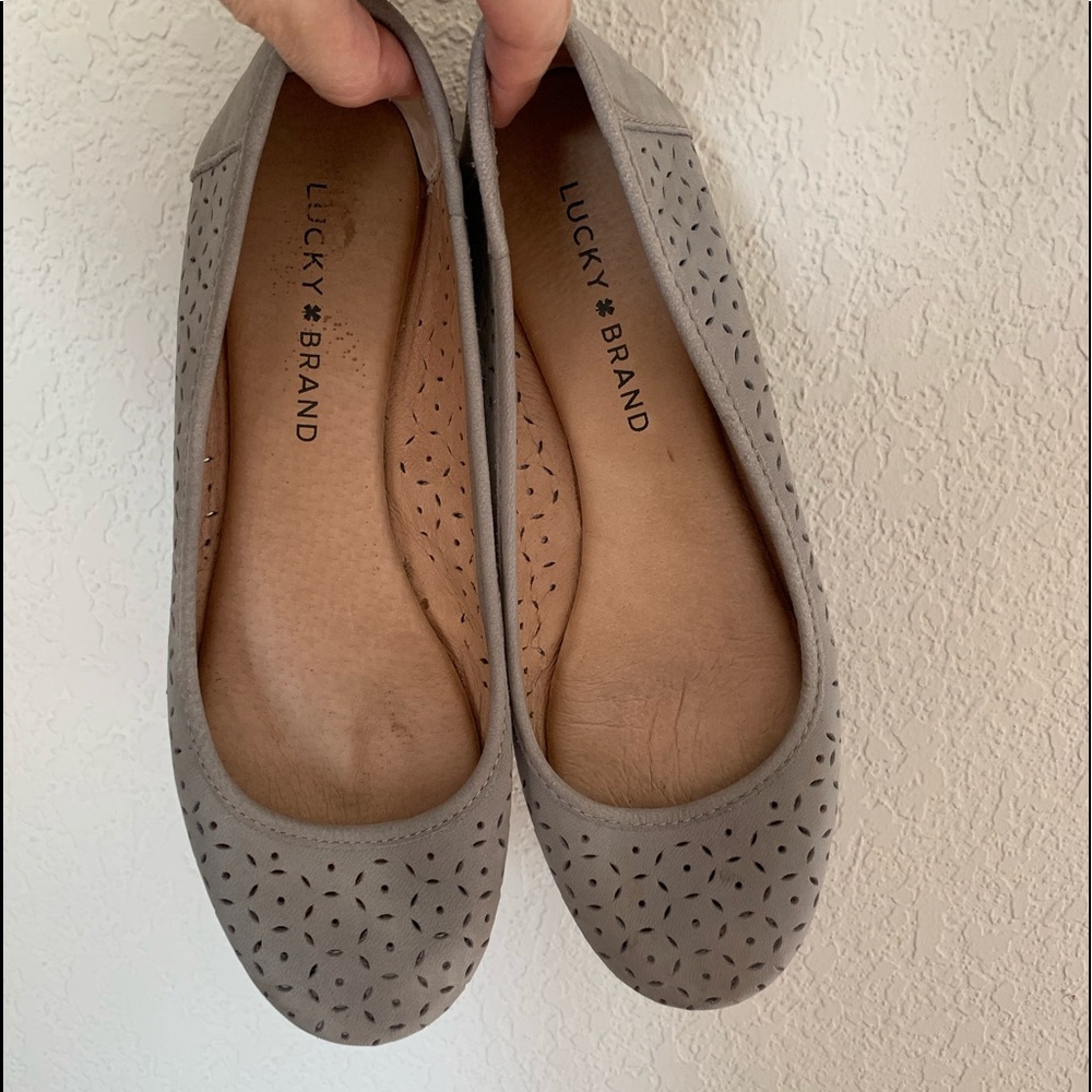 Grey Ballet Flats
